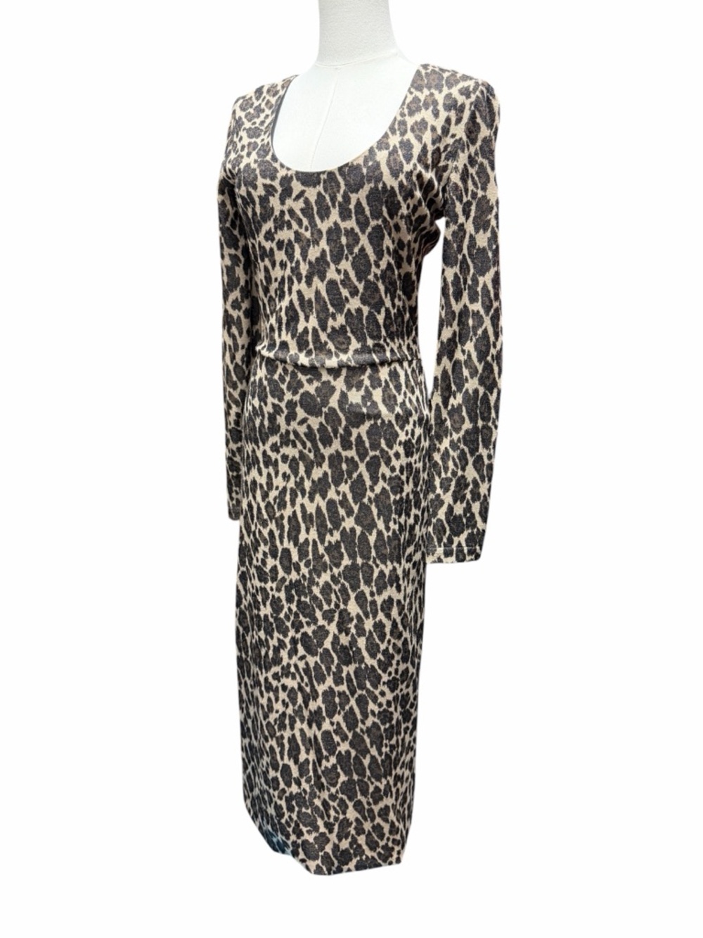 L-6 Luba by Hannah Payne Leopard Dress